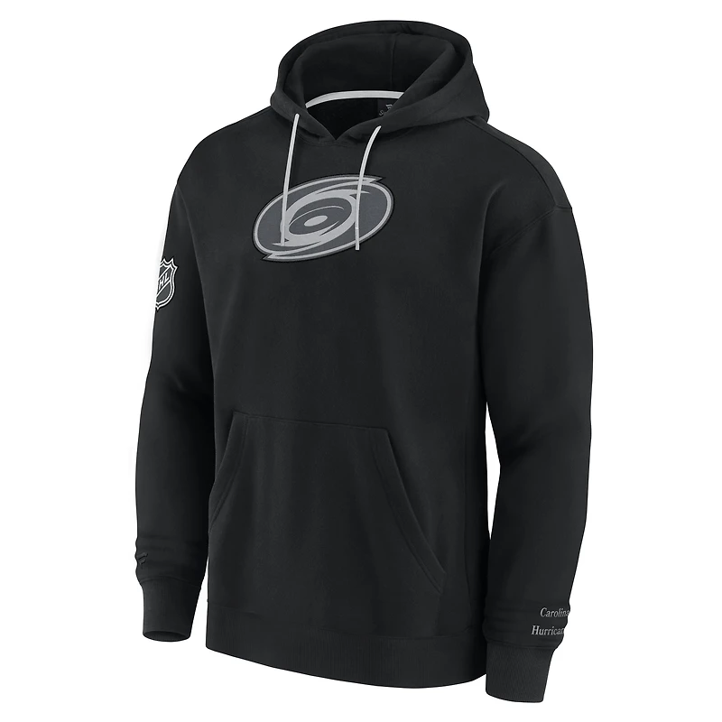 Sweat à capuche noir pour homme Fanatics Carolina Hurricanes Elements Pace