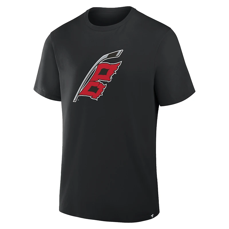 T-shirt essentiel haut de gamme noir des Hurricanes la Caroline Fanatics pour hommes