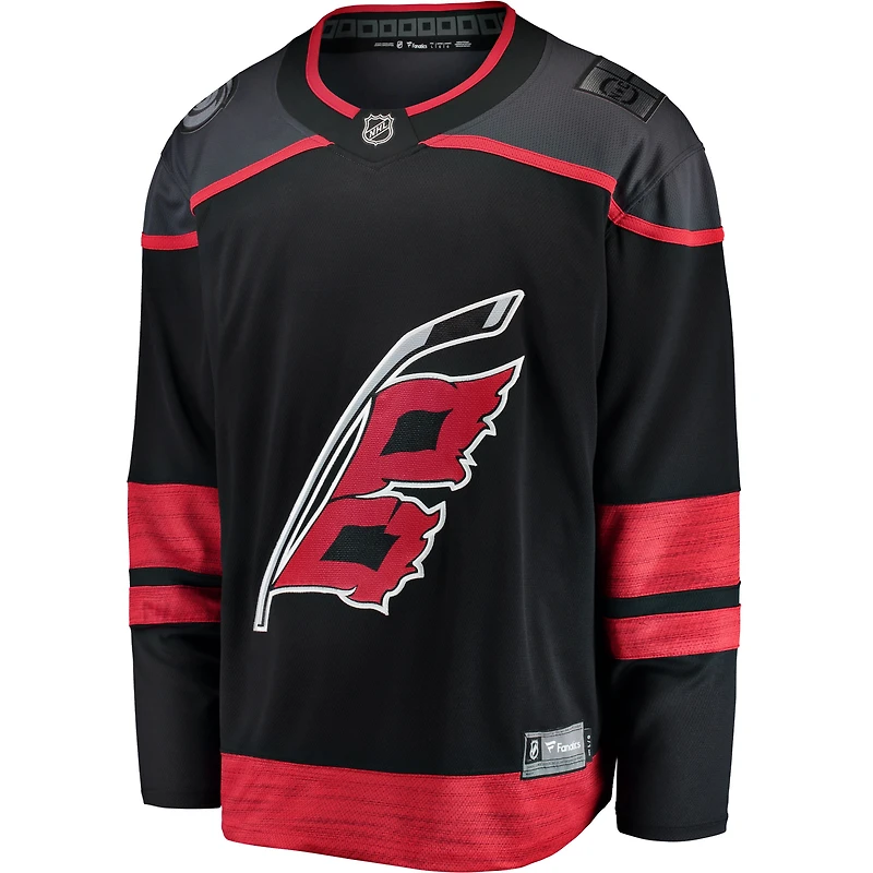 Maillot alternatif Breakaway des Hurricanes de la Caroline Fanatics pour hommes, rouge