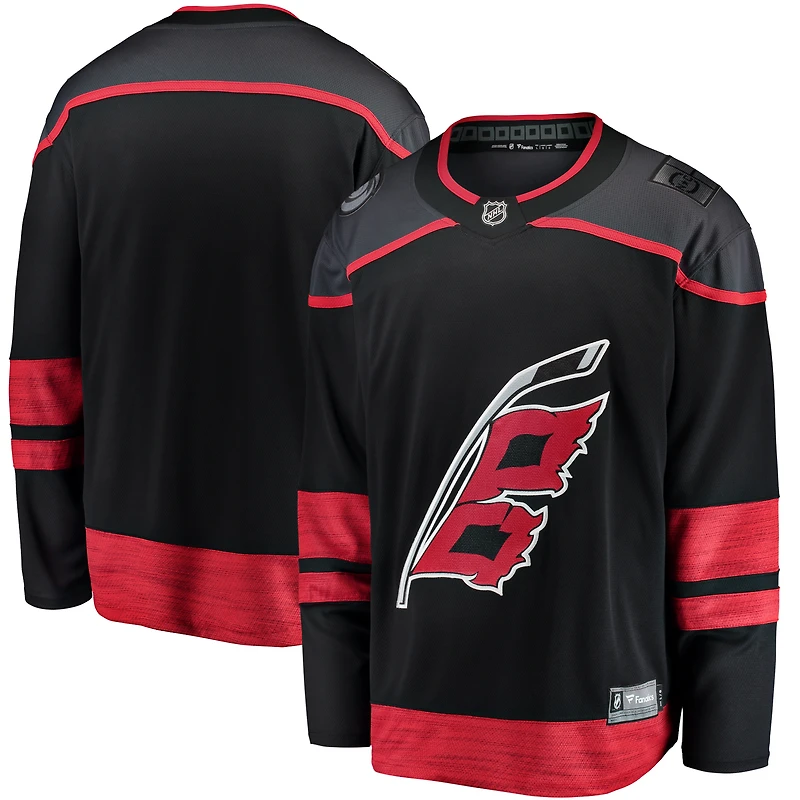 Maillot alternatif Breakaway des Hurricanes de la Caroline Fanatics pour hommes, rouge