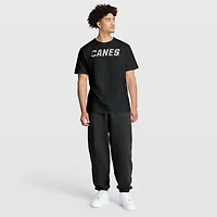 T-shirt Fanatics noir pour homme avec logo vieilli des Hurricanes de la Caroline