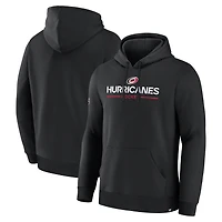 Men's Fanatics Black Carolina Hurricanes Primary Fleece Pullover Hoodie