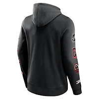 Sweat à capuche noir Fanatics pour homme, Wild Winner, Hurricanes de la Caroline