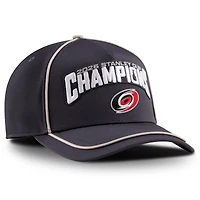Men's Fanatics  Charcoal Carolina Hurricanes 2026 Stanley Cup Champions Locker Room Structured Adjustable Hat