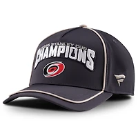 Men's Fanatics  Charcoal Carolina Hurricanes 2026 Stanley Cup Champions Locker Room Structured Adjustable Hat