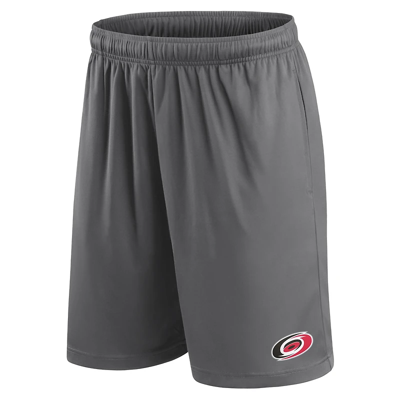 Men's Fanatics  Gray Carolina Hurricanes Primary Logo Shorts