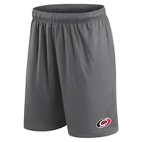 Men's Fanatics  Gray Carolina Hurricanes Primary Logo Shorts