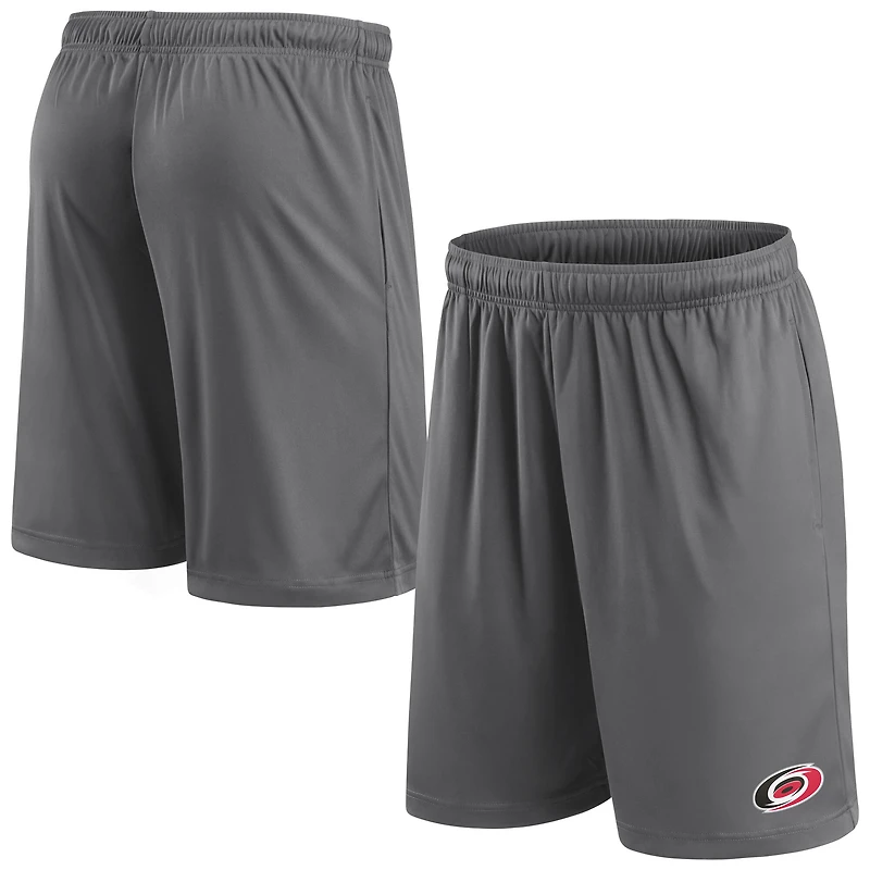 Men's Fanatics  Gray Carolina Hurricanes Primary Logo Shorts