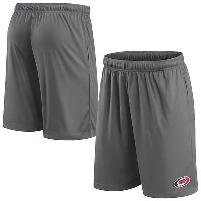 Men's Fanatics  Gray Carolina Hurricanes Primary Logo Shorts