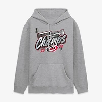 Men's Fanatics Heather Gray Carolina Hurricanes 2026 Stanley Cup Champions Locker Room Hoodie