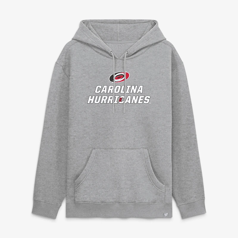 Sweat à capuche polaire domicile Carolina Hurricanes gris chiné pour homme (Fanatics)