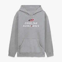 Sweat à capuche polaire domicile Carolina Hurricanes gris chiné pour homme (Fanatics)
