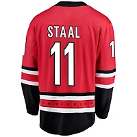 Fanatics Jordan Staal pour hommes, maillot Breakaway alternatif des Hurricanes de la Caroline, rouge