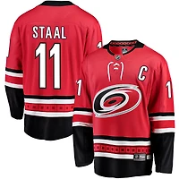 Fanatics Jordan Staal pour hommes, maillot Breakaway alternatif des Hurricanes de la Caroline, rouge
