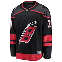 Men's Fanatics Nikolaj Ehlers Black Carolina Hurricanes Home Breakaway Jersey