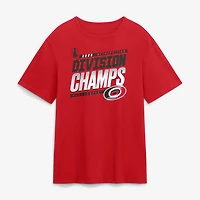 Men's Fanatics Red Carolina Hurricanes 2026 Metropolitan Division Champions T-Shirt