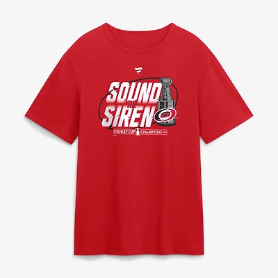 Men's Fanatics Red Carolina Hurricanes 2026 Stanley Cup Champions Parade T-Shirt