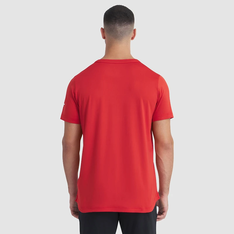 T-shirt technique authentique Pro Rink des Hurricanes de la Caroline pour homme, rouge, Fanatics
