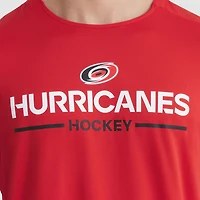 Men's Fanatics Red Carolina Hurricanes Authentic Pro Rink Tech T-Shirt