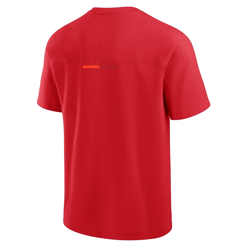Men's Fanatics Red Carolina Hurricanes Elements Flex Tri-Blend T-Shirt
