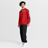 T-shirt à manches longues Fanatics rouge pour homme