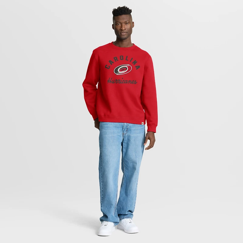 Sweat-shirt Stickler rouge pour homme des Carolina Hurricanes Fanatics