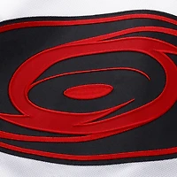 Maillot extérieur premium blanc Fanatics Sebastian Aho pour homme des Hurricanes de la Caroline
