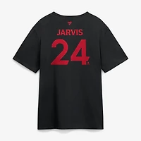 Men's Fanatics Seth Jarvis Black Carolina Hurricanes 2026 Stanley Cup Champions Authentic Pro Name & Number T-Shirt
