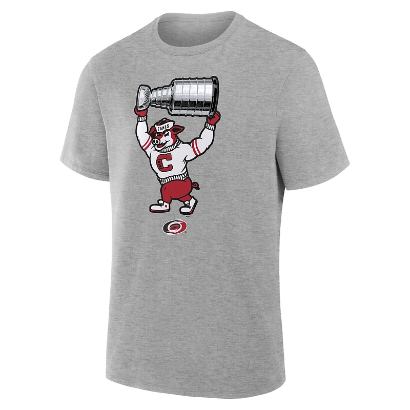 Men's Fanatics Steel Carolina Hurricanes Stormy Raise the Cup T-Shirt