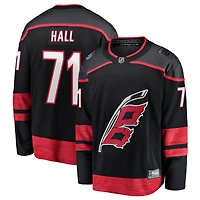 Men's Fanatics Taylor Hall Black Carolina Hurricanes Home Breakaway Jersey