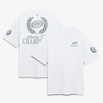 Men's Fanatics White Carolina Hurricanes 2026 Stanley Cup Champions USA 250 Heavyweight T-Shirt