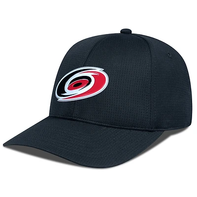 Men's Levelwear Black Carolina Hurricanes Zephyr Insignia Core Structured Adjustable Hat
