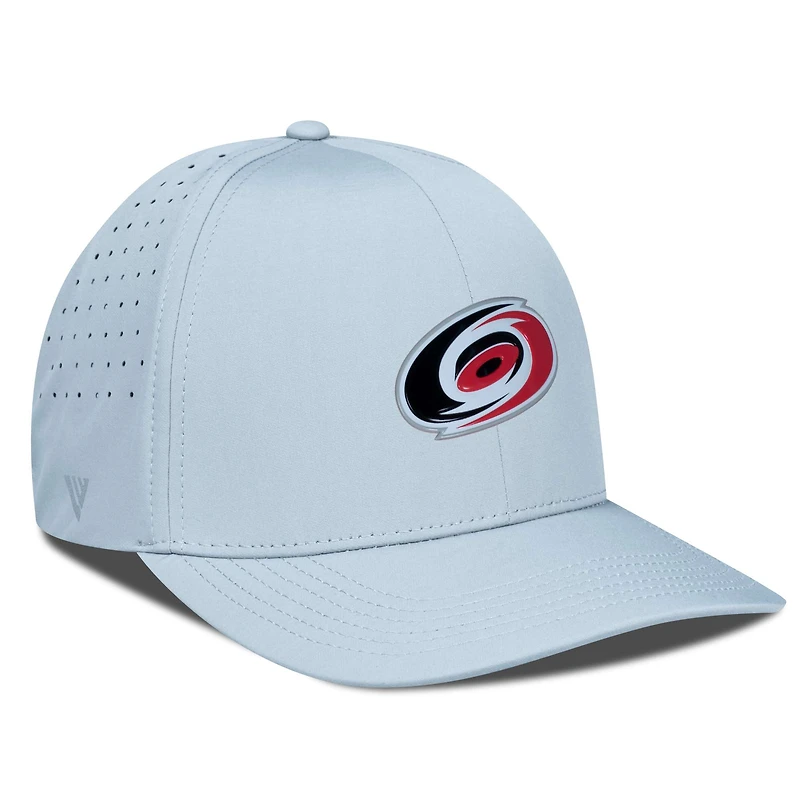Casquette Zeta Insignia Core Flex grise pour homme des Hurricanes de la Caroline Levelwear