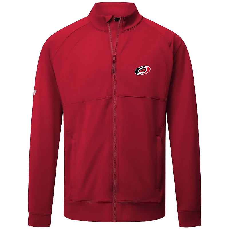 Veste zippée intégrale Insignia Core rouge pour homme de Levelwear Carolina Hurricanes