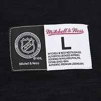 T-shirt à manches longues raglan légendaire noir/rouge Carolina Hurricanes de Mitchell & Ness pour homme