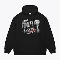 Men's Mitchell & Ness  Black Carolina Hurricanes 2026 Stanley Cup Champions Trophy Hoodie