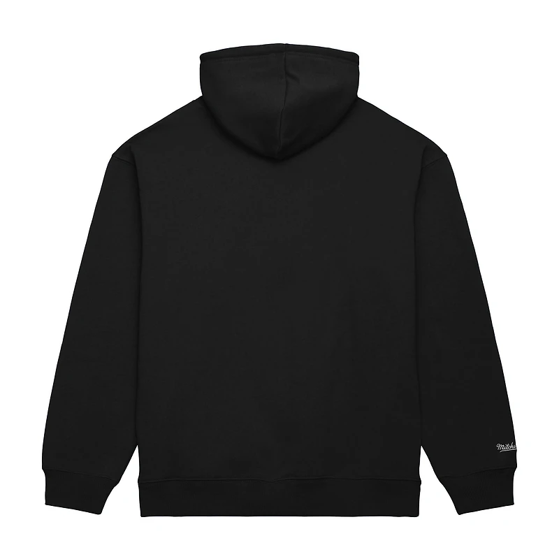 Sweat à capuche Mitchell & Ness noir pour homme, commémorant le trophée des champions de la Coupe Stanley 2026 Hurricanes Caroline.