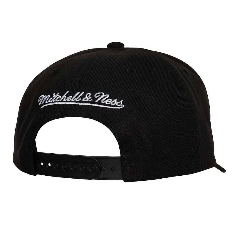 Casquette ajustable Mitchell & Ness Black Carolina Hurricanes Core Team Ground Pro pour homme