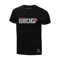 T-shirt noir Mitchell & Ness pour homme, domicile des Hurricanes de la Caroline