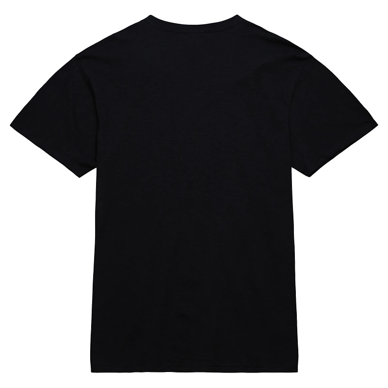 T-shirt flammé légendaire des Hurricanes de la Caroline Mitchell & Ness pour hommes noir