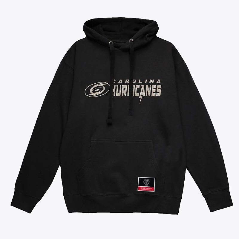 Sweat à capuche Mitchell & Ness noir pour homme
