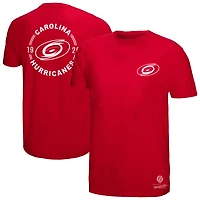 Men's Mitchell & Ness Red Carolina Hurricanes Core Penalty Box 3.0 T-Shirt