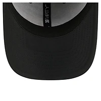 Casquette New Era Flex noire pour homme, logo des Hurricanes de la Caroline, modèle 39THIRTY.