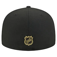 Casquette ajustée 59FIFTY pour homme New Era, motif camouflage numérique, étoiles, Carolina Hurricanes, noir