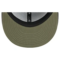 Casquette ajustée 59FIFTY pour homme New Era, motif camouflage numérique, étoiles, Carolina Hurricanes, noir