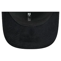 Casquette de camionneur ajustable en nylon matelassé 9SEVENTY noire New Era pour homme des Hurricanes de la Caroline