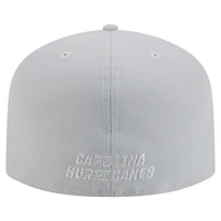 Men's New Era Gray Carolina Hurricanes Color Pack A-Frame 59FIFTY Fitted Hat