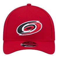 Casquette ajustable New Era rouge Carolina Hurricanes 9FORTY M-Crown pour homme
