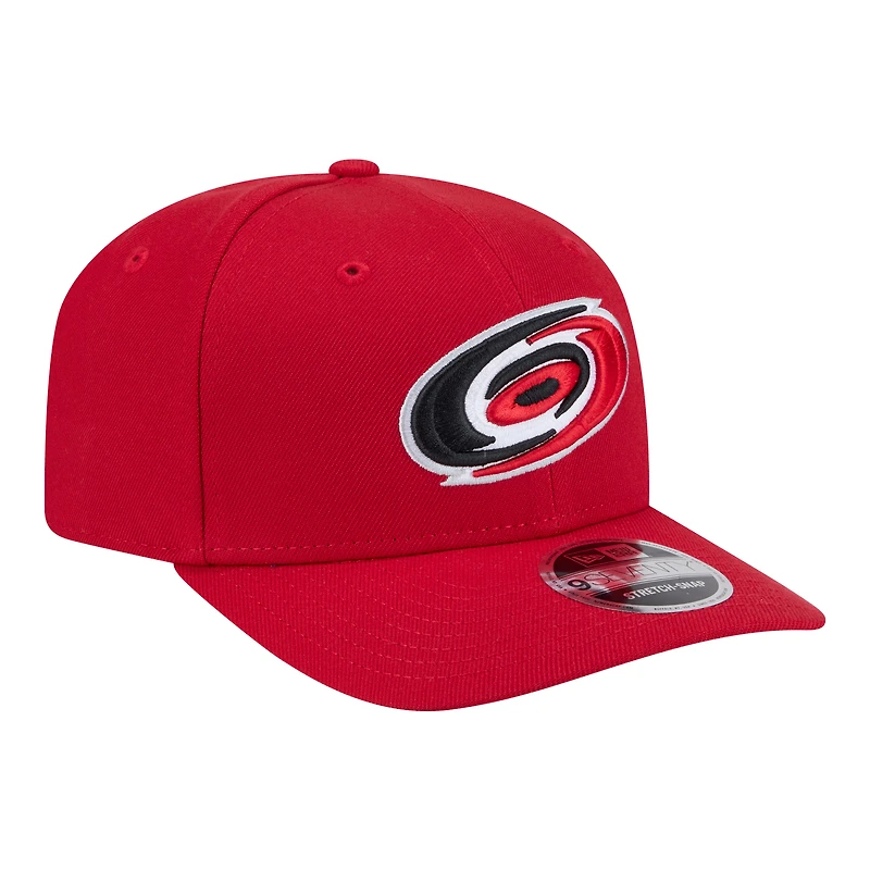Men's New Era  Red Carolina Hurricanes 9SEVENTY COOLERA Adjustable Hat