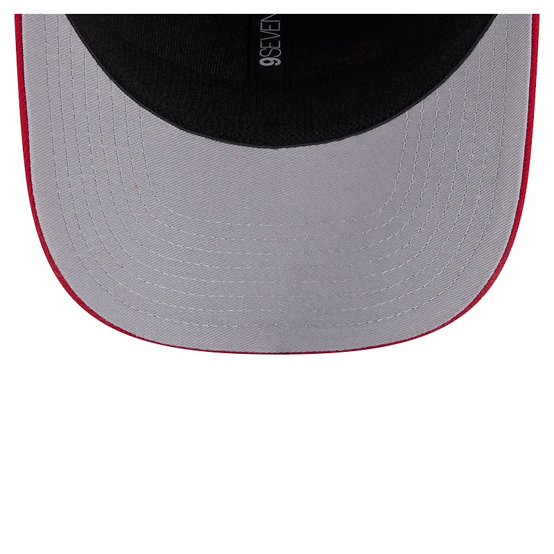 Men's New Era  Red Carolina Hurricanes 9SEVENTY COOLERA Adjustable Hat